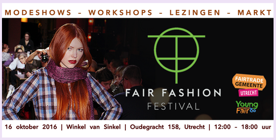 Sjaals op het Fair Fashion Festival